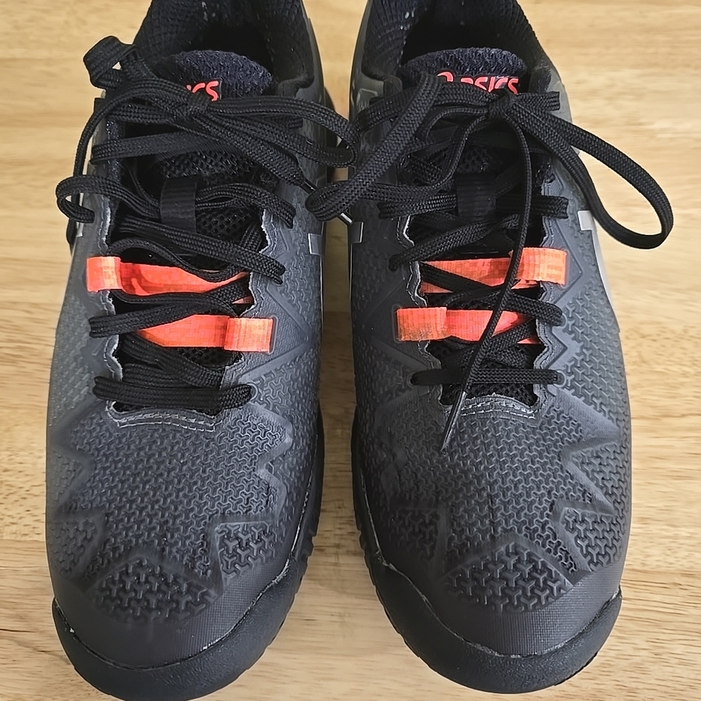 Asics Gel-Resolution 8 L.E. "Tokyo" in a black and silver 7.5/39 Mens/Womens - Picture 4 of 10